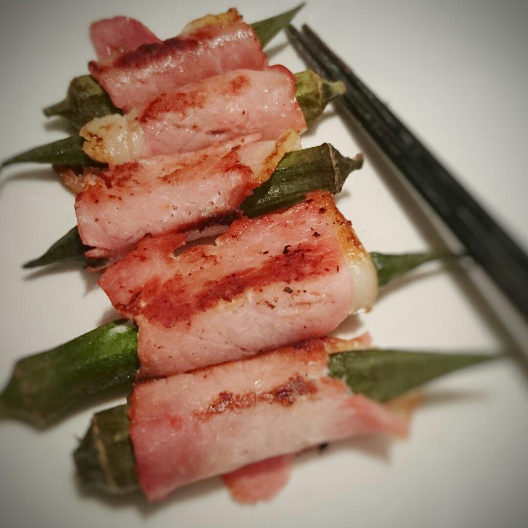 培根秋葵卷