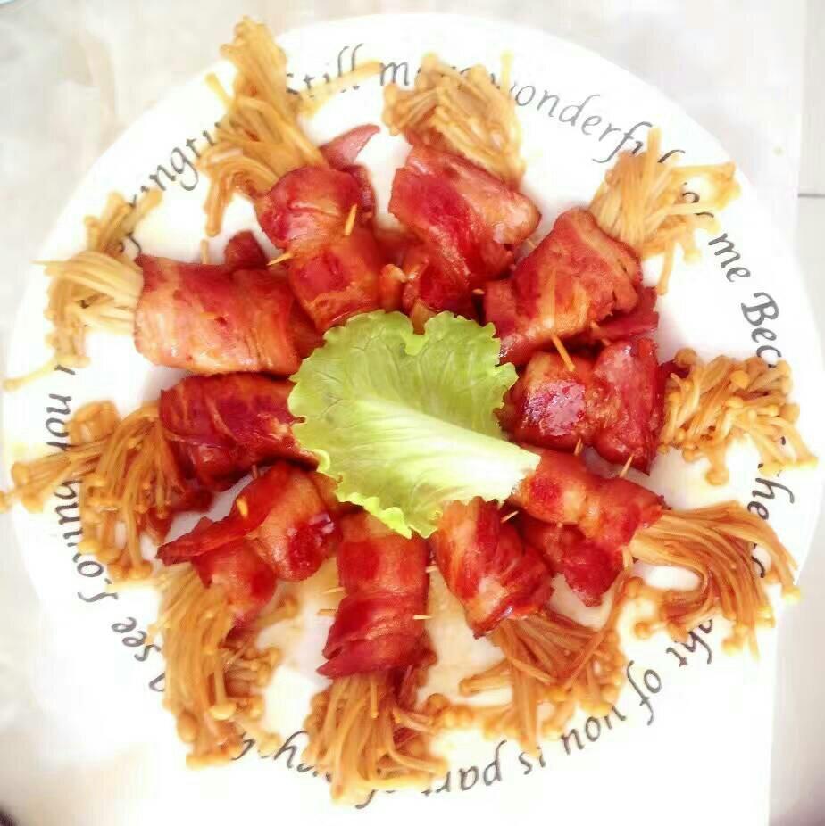 金针菇培根卷