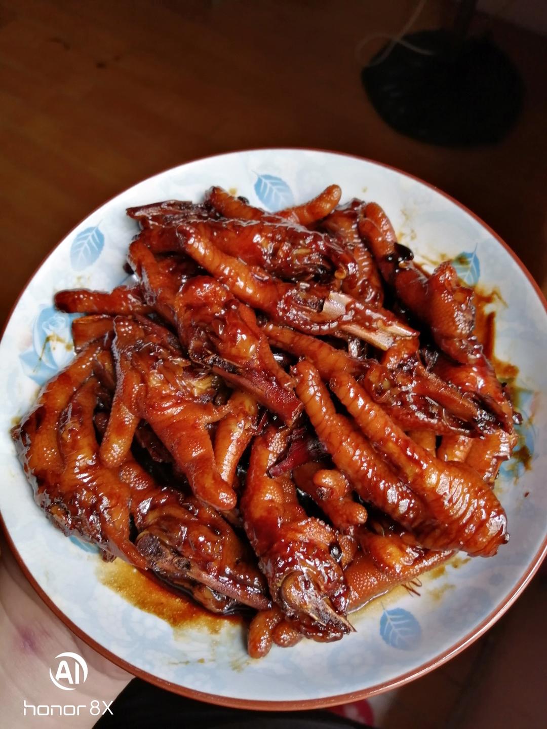 香辣卤鸡爪