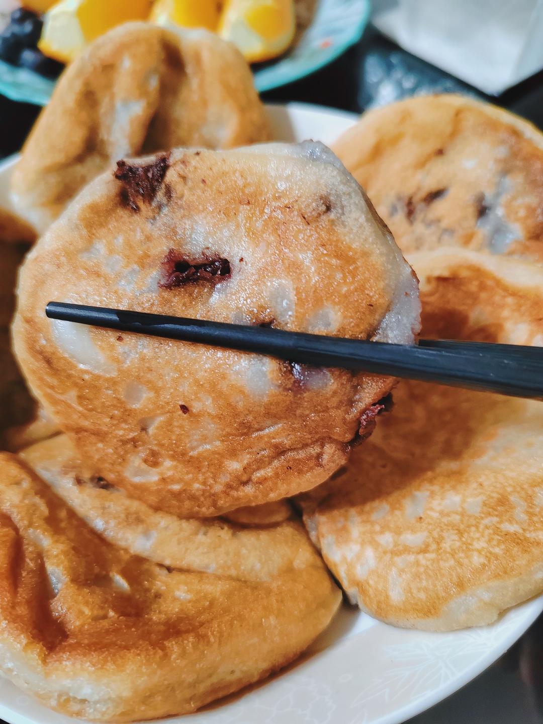 ㊙️东北糯米豆沙粘火勺 烫面法饼超级软 附虎口收拢法整形视频