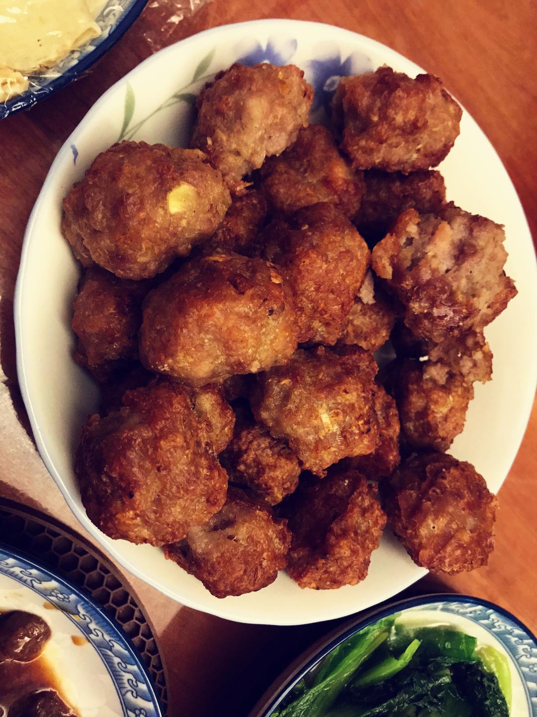 空气炸锅炸丸子