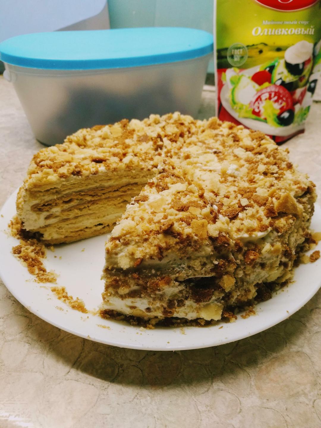 俄罗斯蜂蜜蛋糕   千层蛋糕【又名提拉米苏】