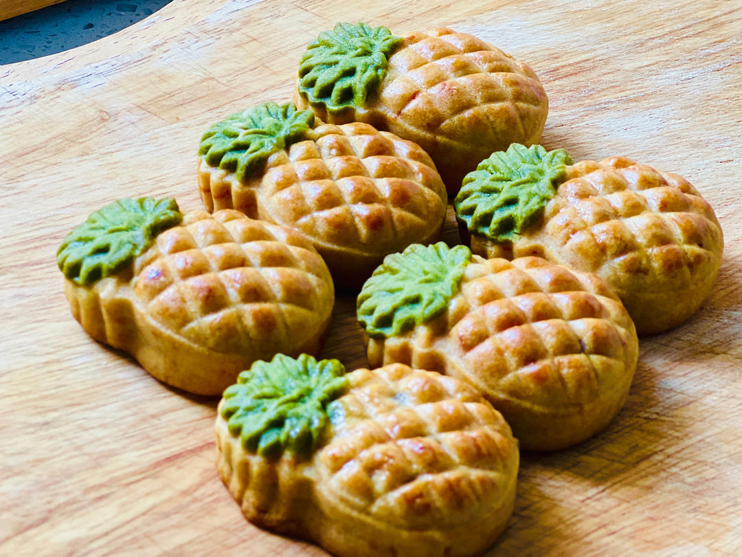 广式月饼通用饼皮（内附凤梨小菠萝🍍月饼的详细做法）