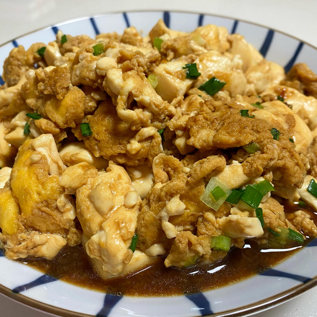 无敌诱人巨下饭鸡蛋抱豆腐
