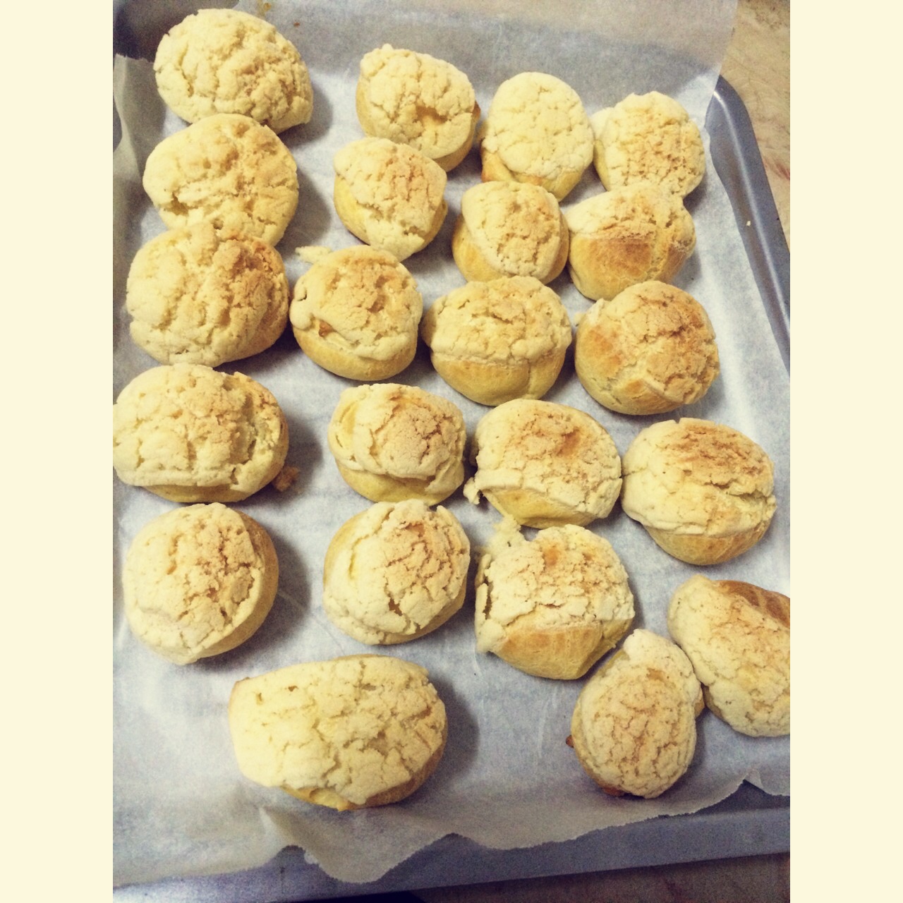 十分美味的酥皮泡芙