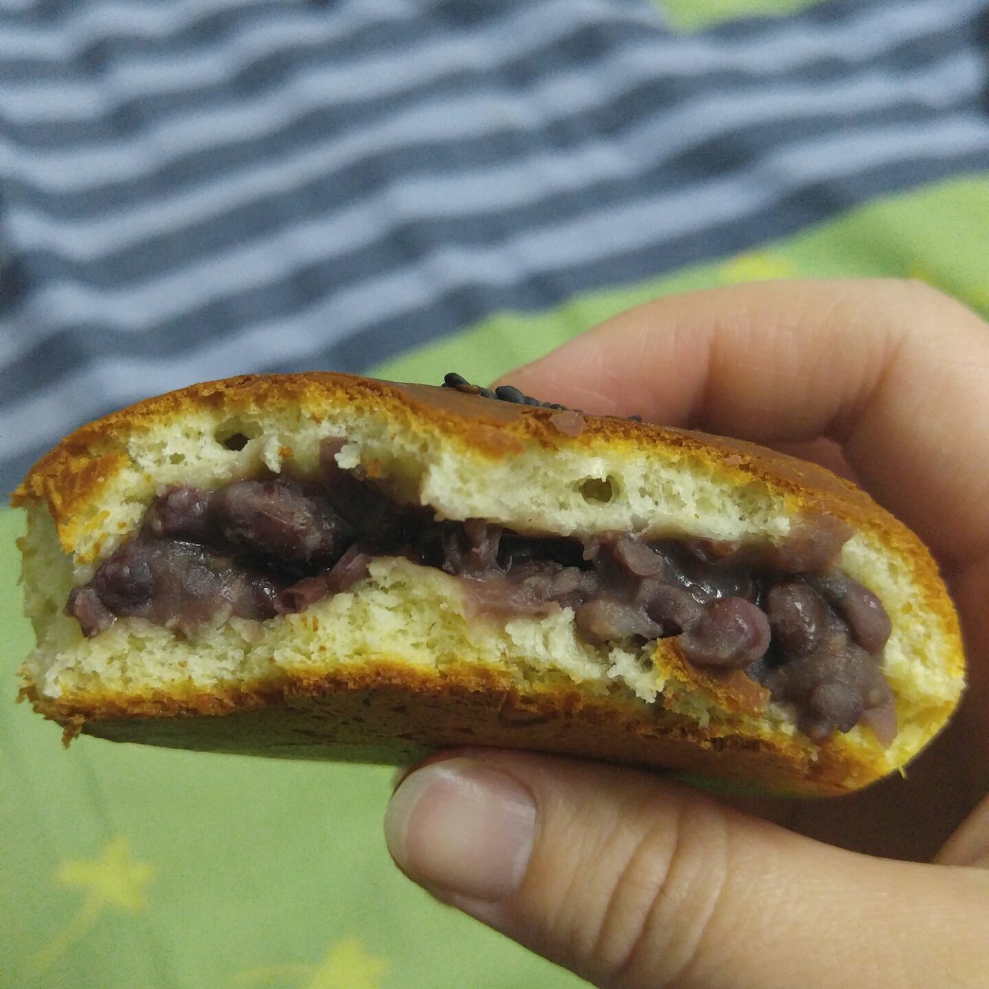 日式传统红豆面包