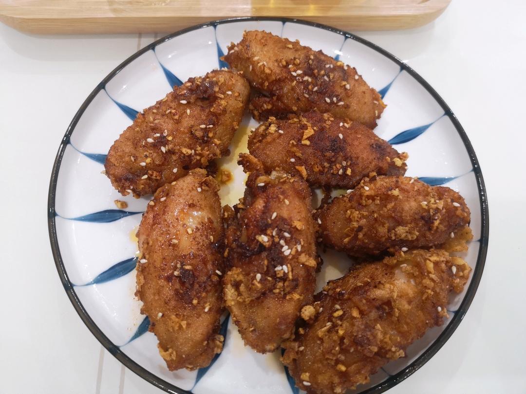 ㊙️外酥里嫩❗️好吃到舔手指的香辣脆皮鸡翅