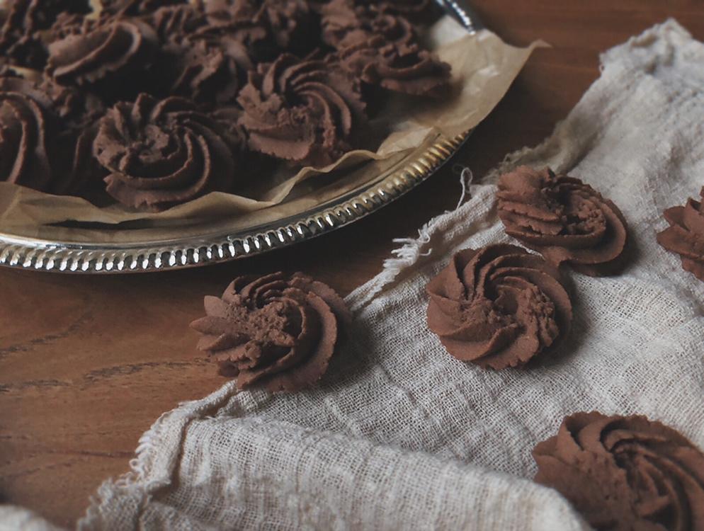 零失败花纹超级立体的黄油曲奇