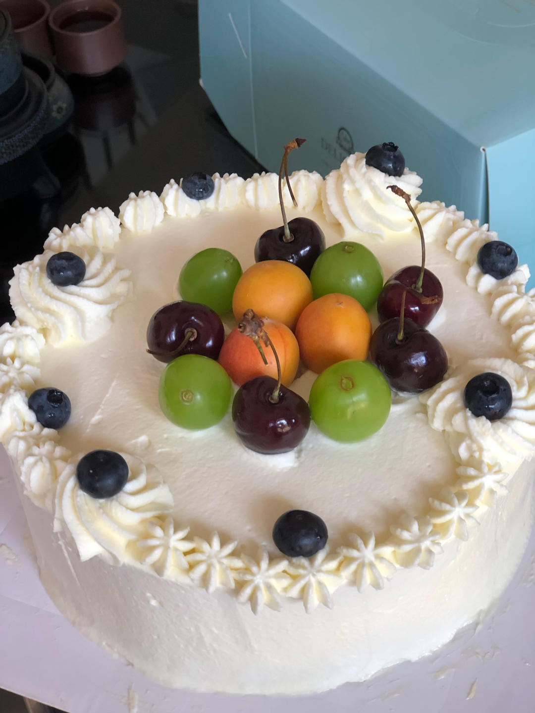 8寸+6寸（同时烤）戚风蛋糕