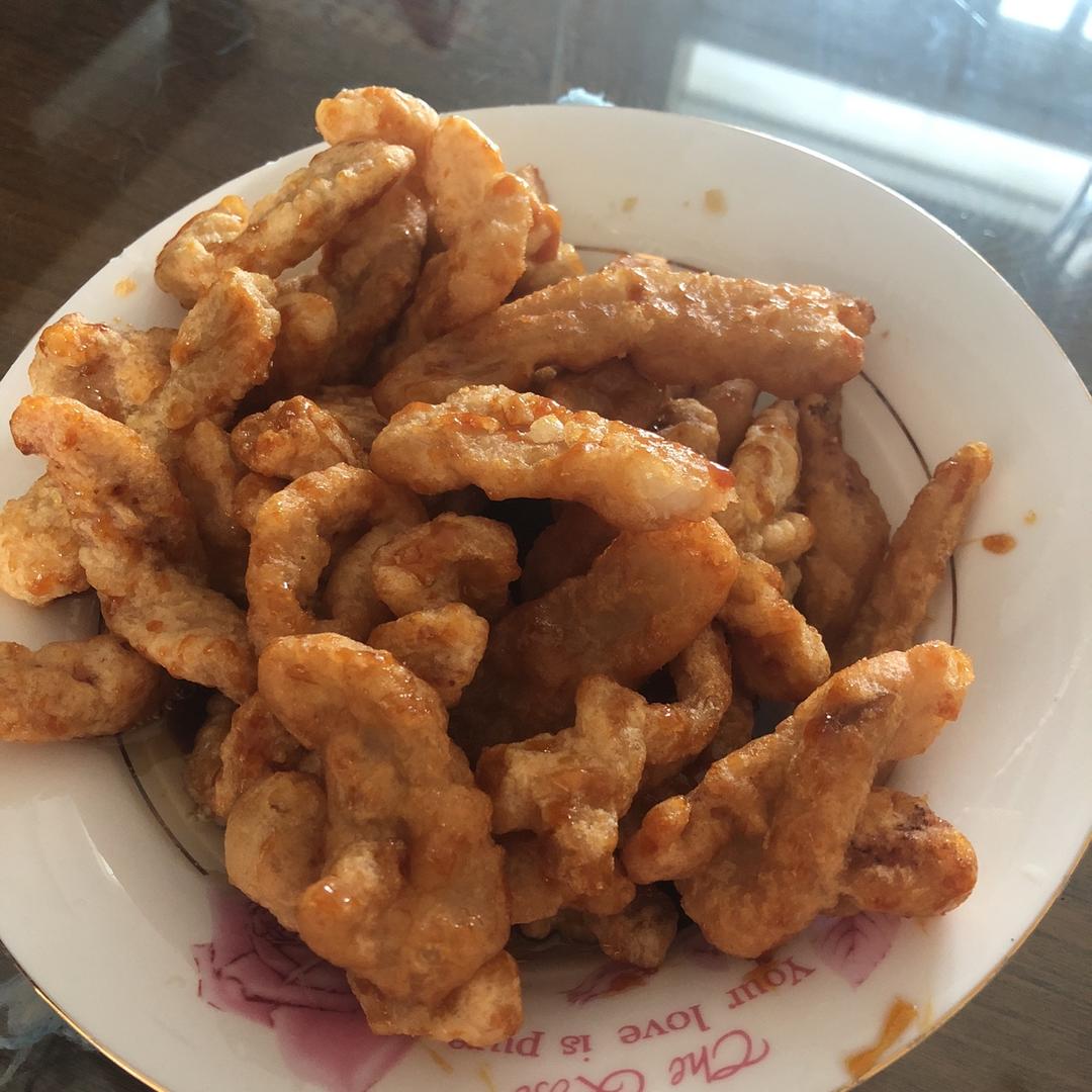 酥白肉（拔丝白肉）