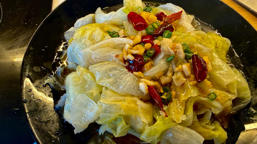 白灼西生菜（减脂菜）