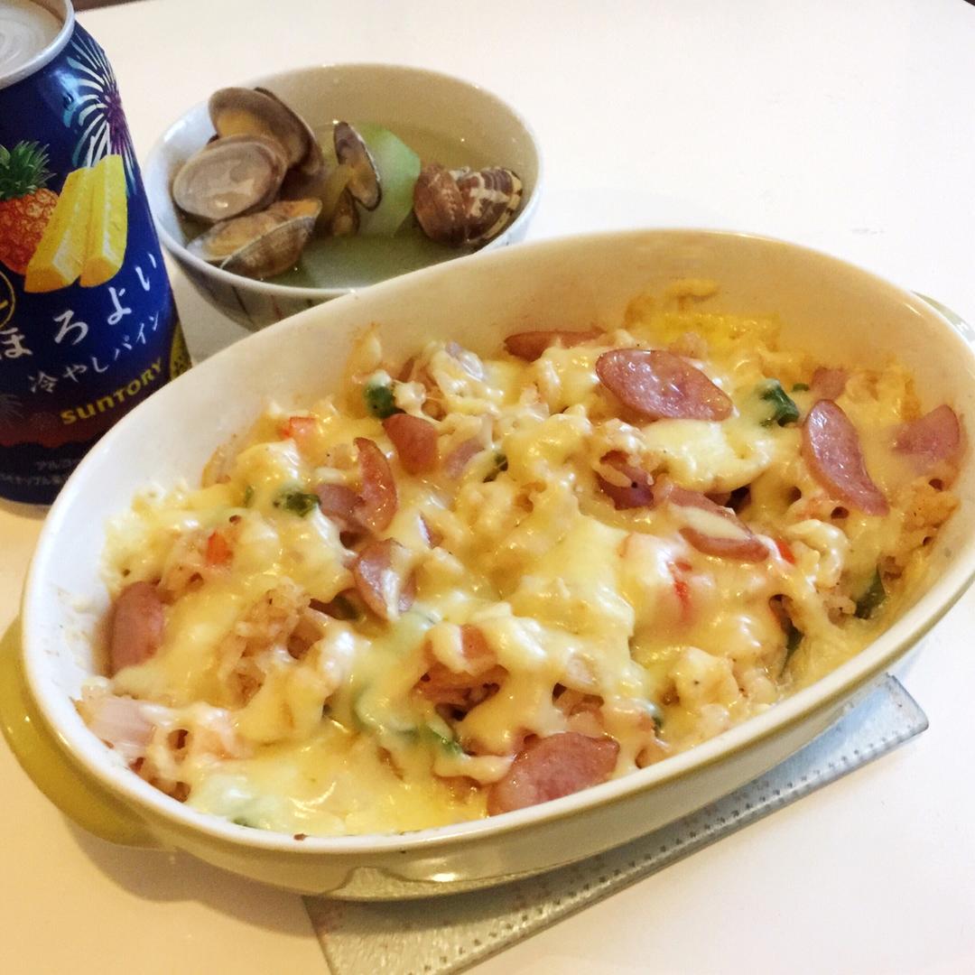 番茄鸡肉浓情焗饭【两人份】