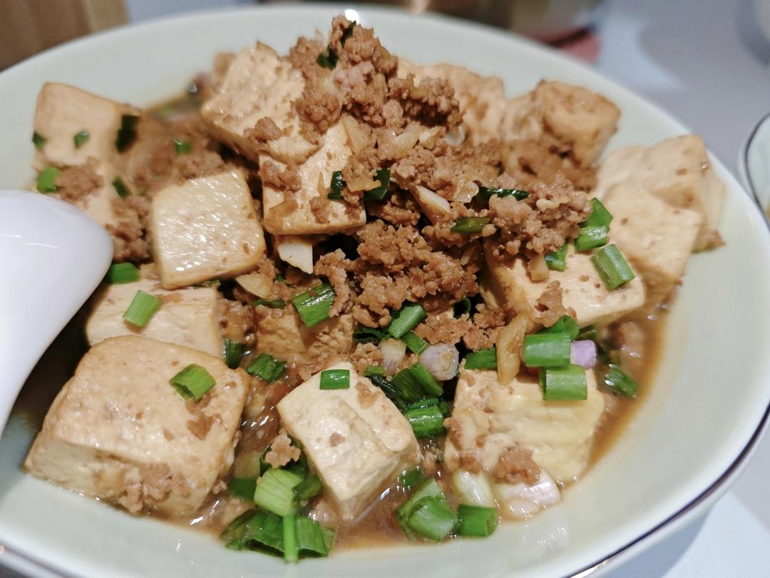 肉末烧豆腐