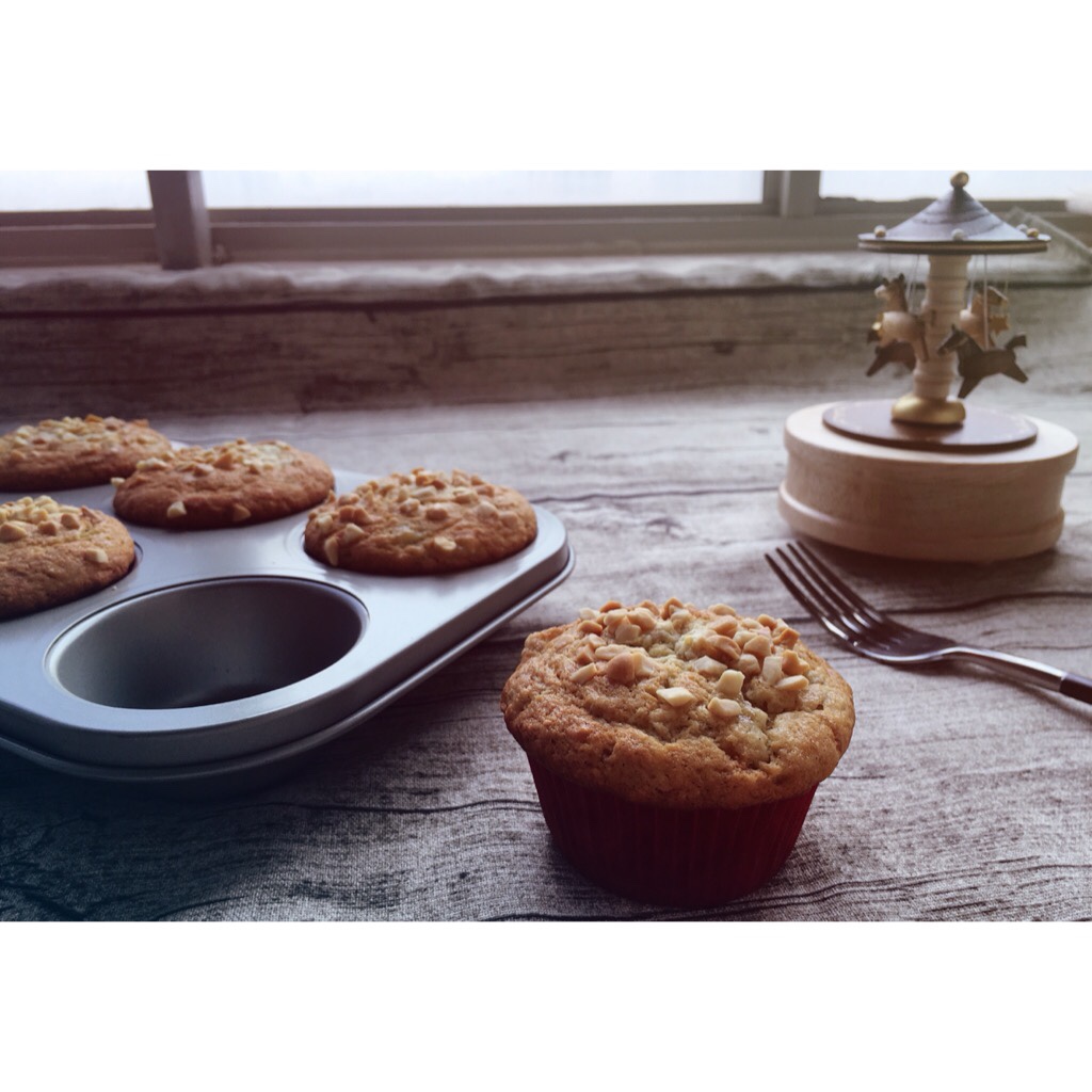 软心乳酪香蕉马芬<Banana Cream Cheese Muffins>