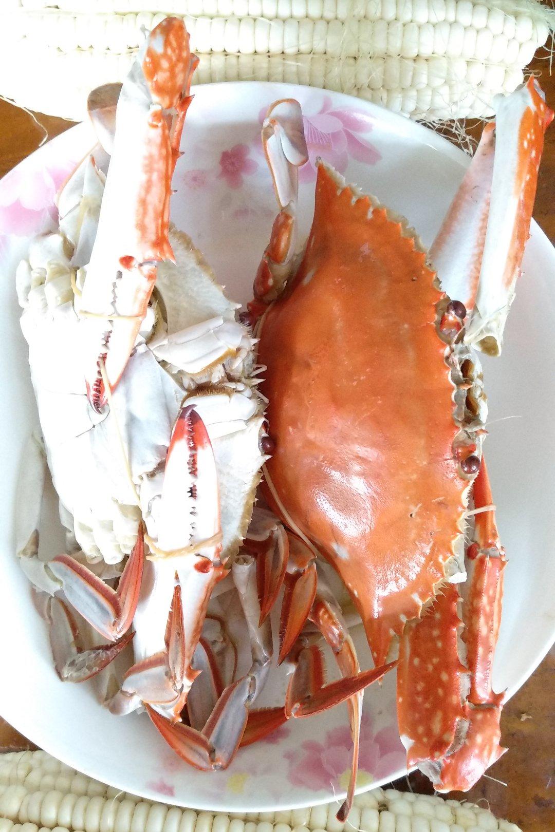清蒸梭子蟹