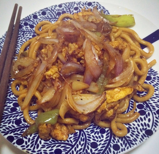 炒乌冬面