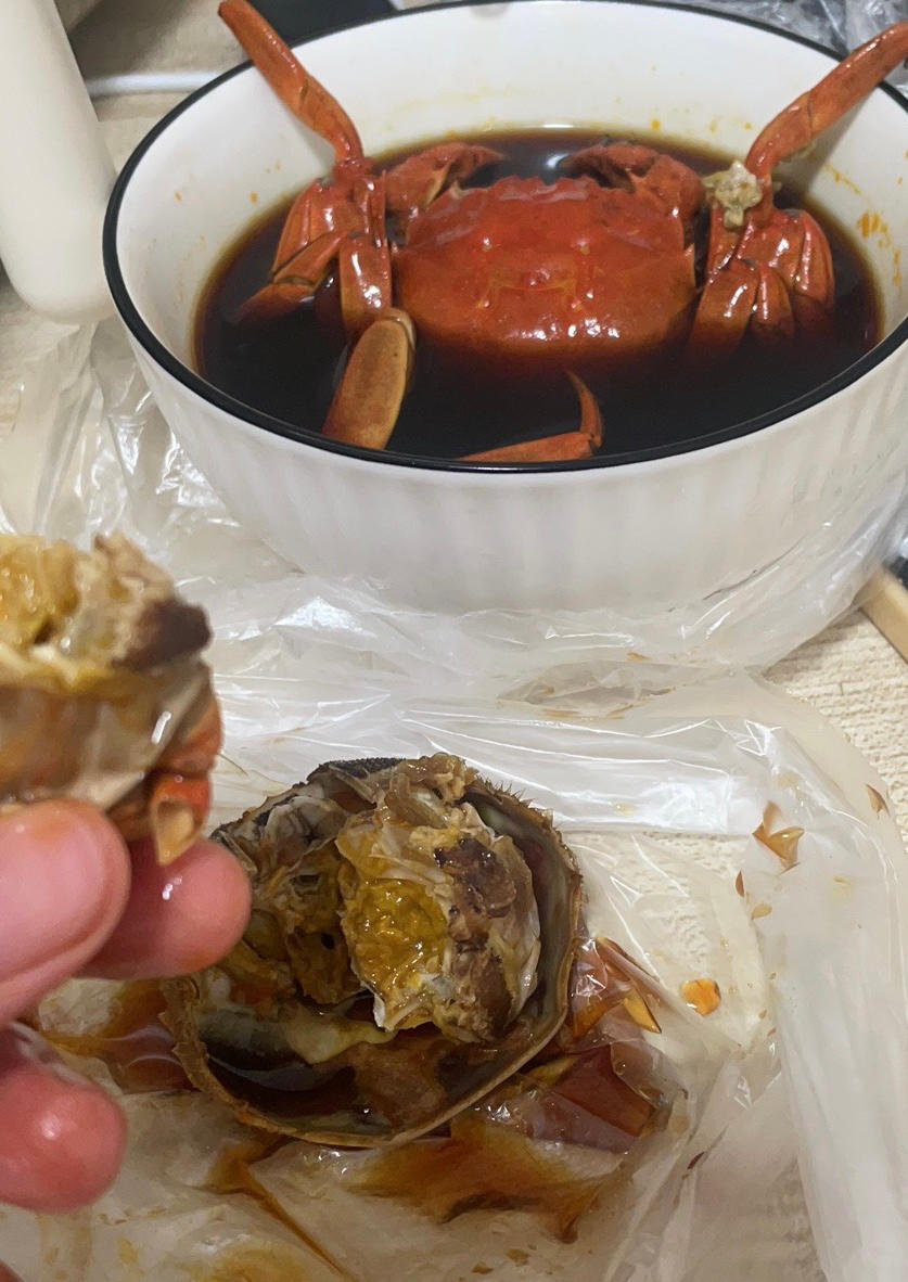 无敌好吃的-自制熟醉蟹