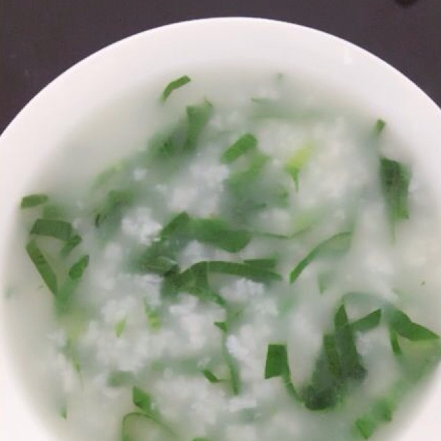 砂锅青菜粥