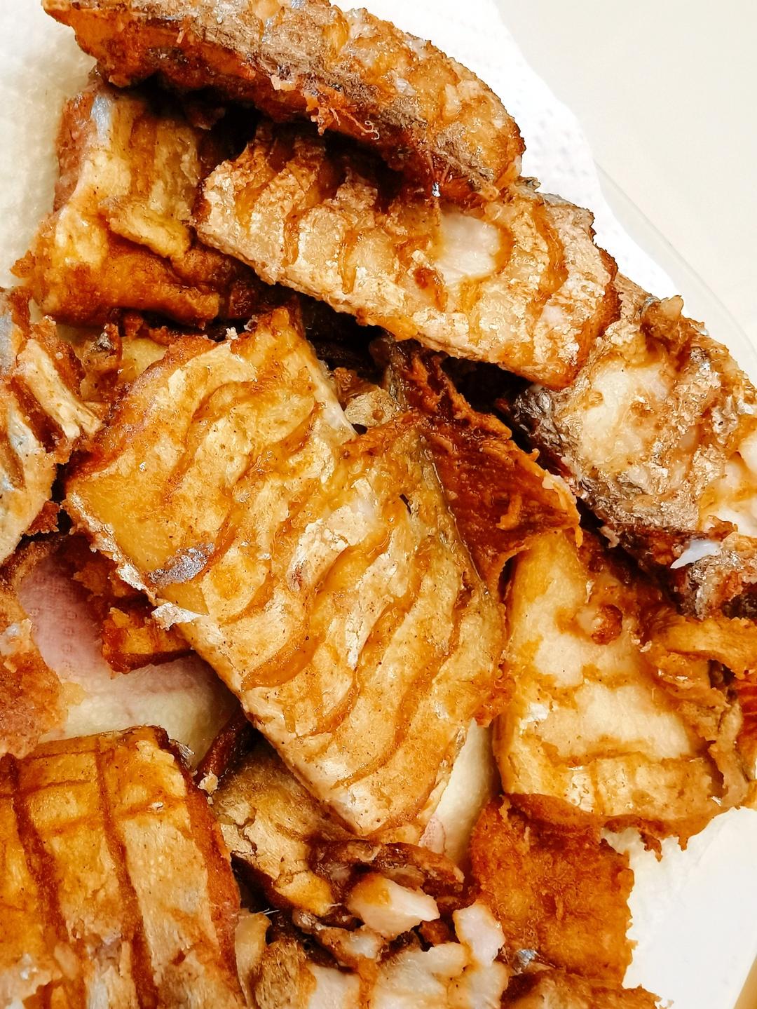 超好吃的香酥炸带鱼
