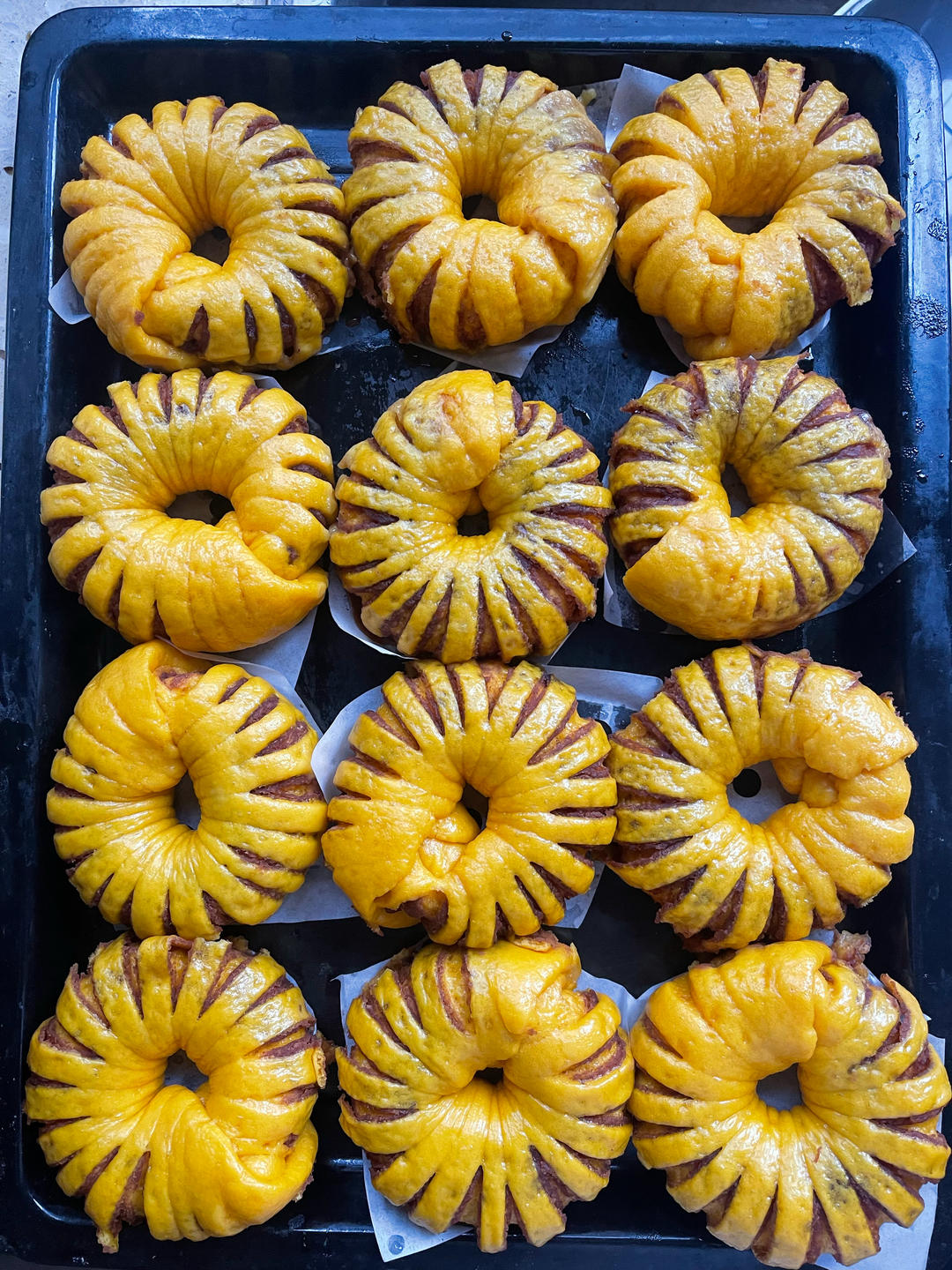 小灯笼豆沙卷 豆沙包 超治愈 一次醒发 附整形细节视频