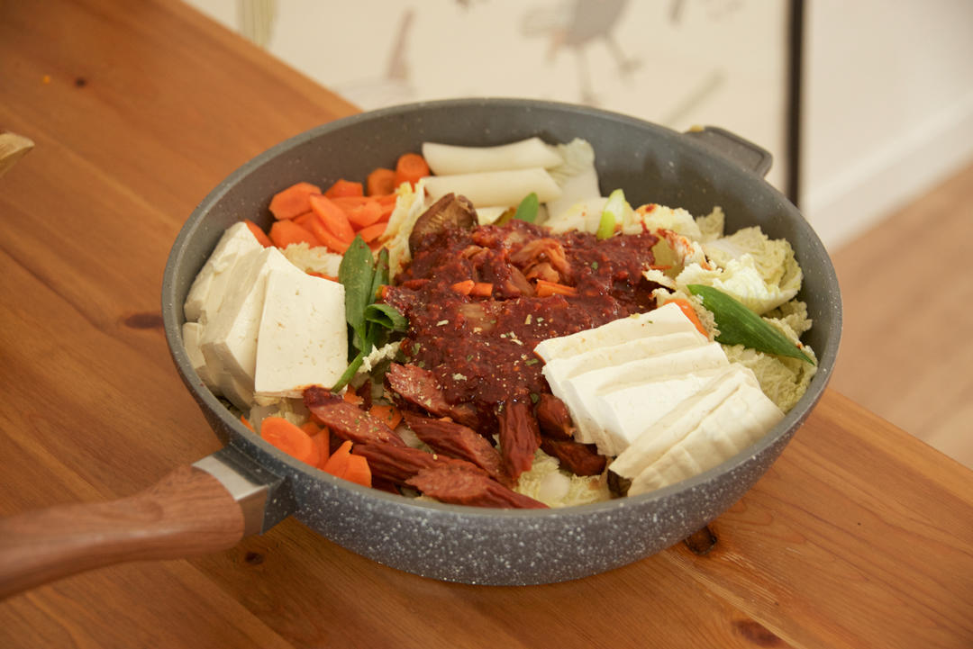 韩式芝士部队锅