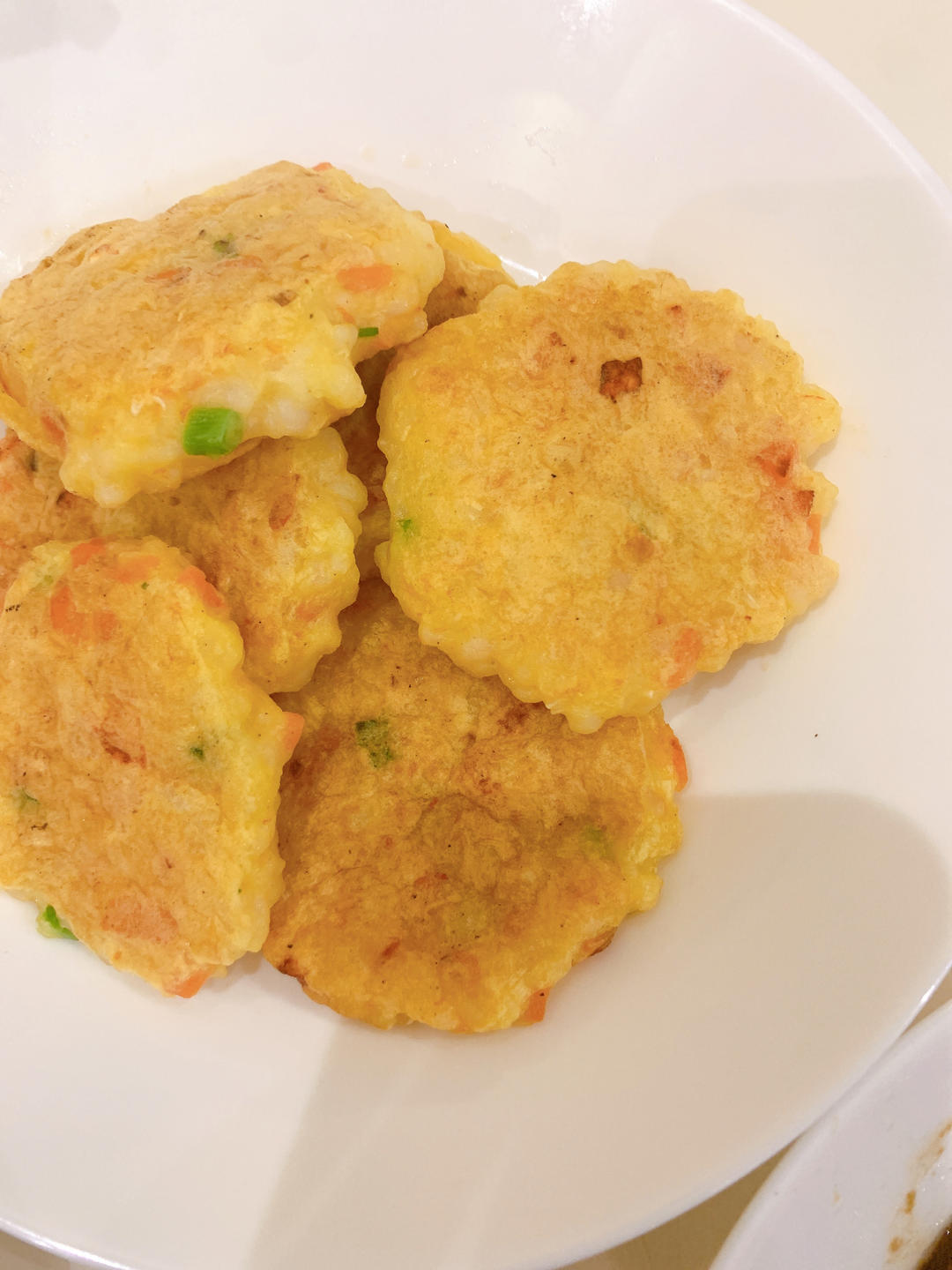 【女儿极力推荐】虾饼颗粒感玉米粒胡萝卜丁早餐搭档满口虾肉健身减脂蛋白质