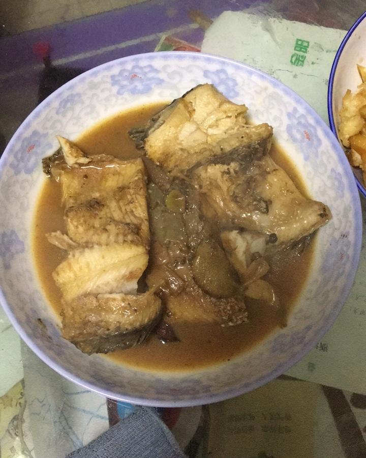 红烧黑鱼块