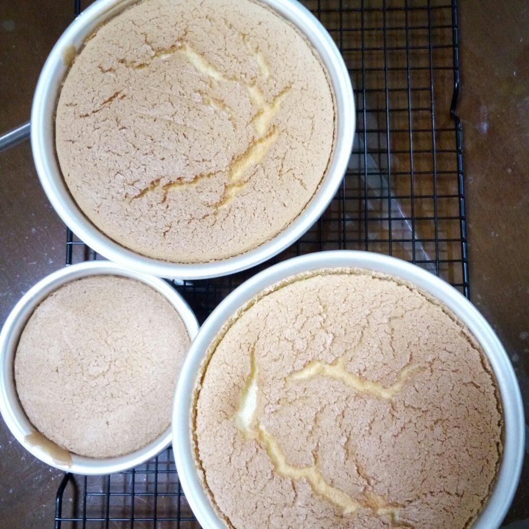 《Tinrry+》戚风蛋糕（6寸配方）（基础、超详细教程）