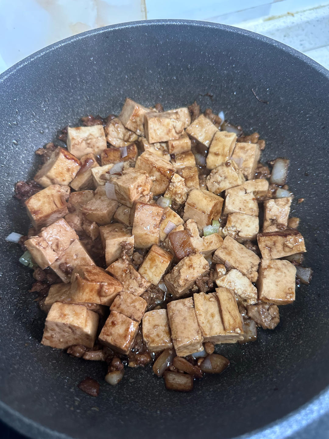 巨下饭！拌饭超好吃的肉末豆腐！做法简单零失败~