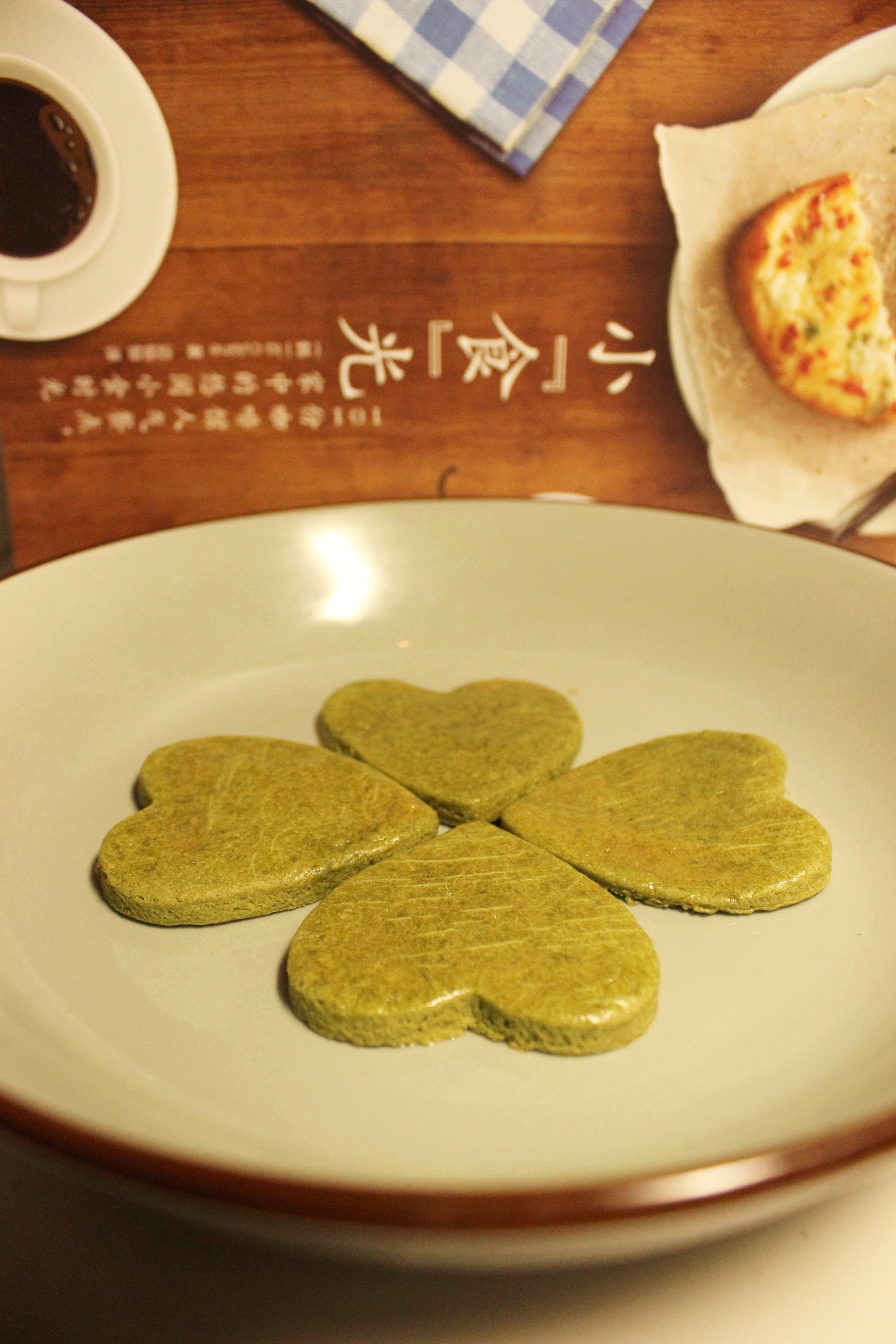 心形抹茶饼干