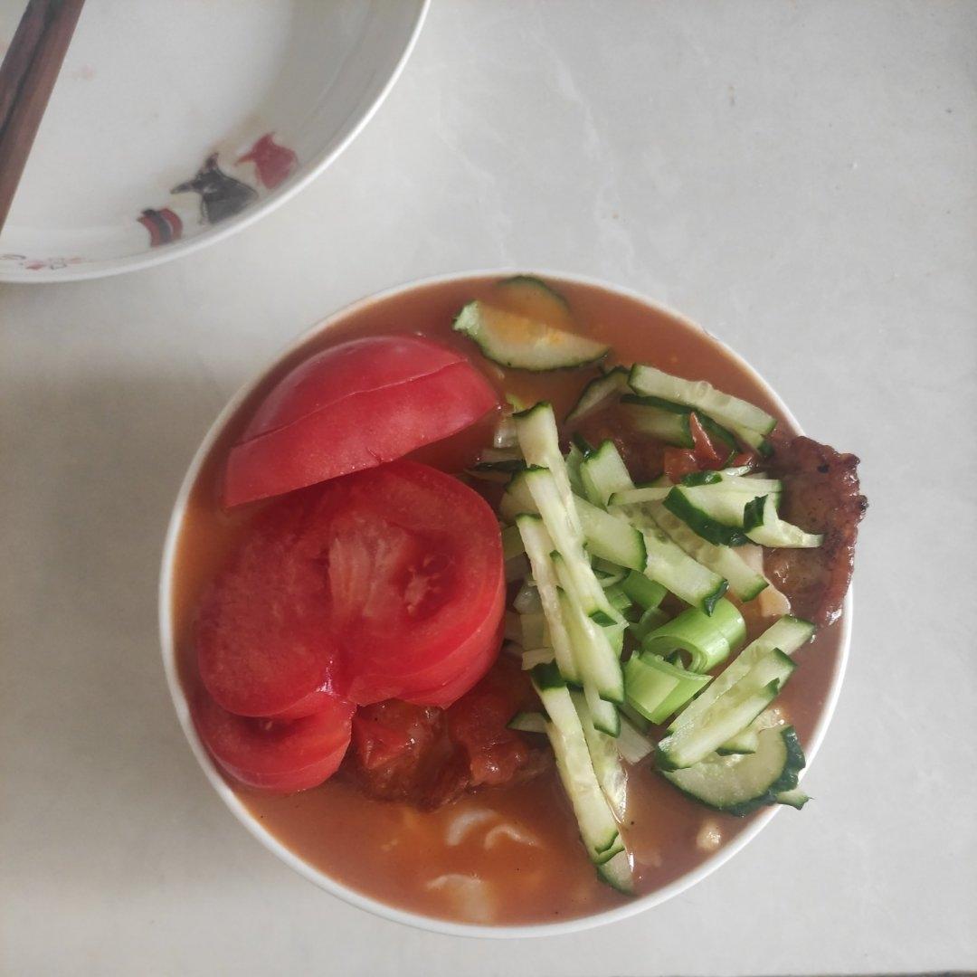 可早餐，可午餐亦可晚餐的「番茄🍅鸡蛋🥚面」
