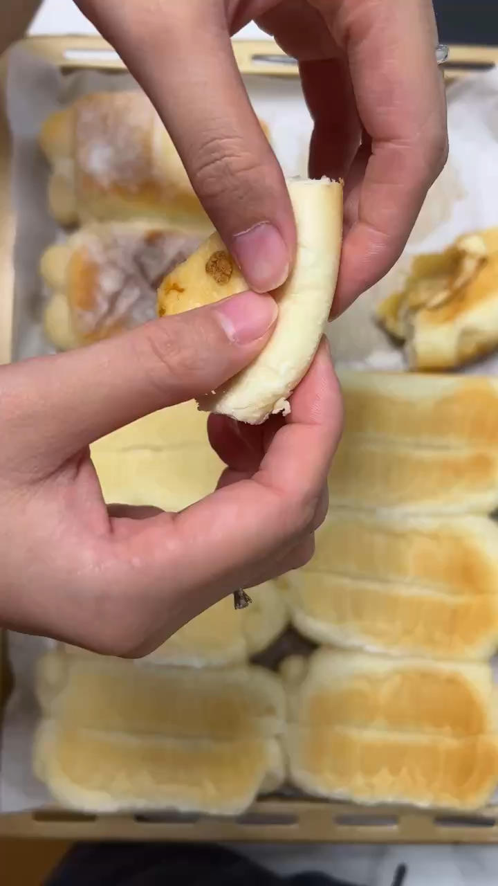 拉丝麻薯隔夜冷藏不变硬的实验成功，三夜依然拉丝