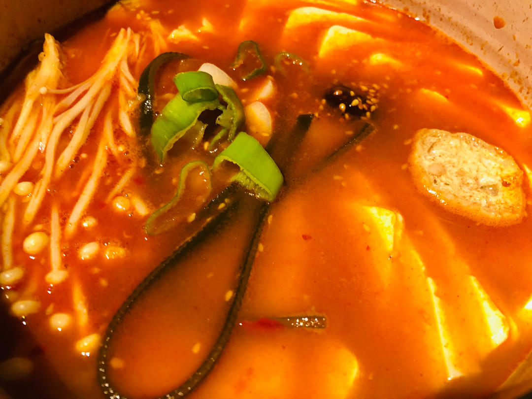 韩式豆腐锅 Korean Tofu Hotpot