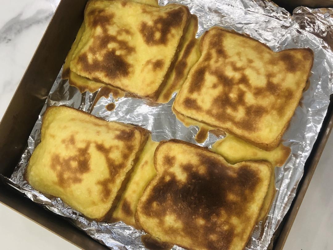 超简单👉岩烧乳酪吐司片