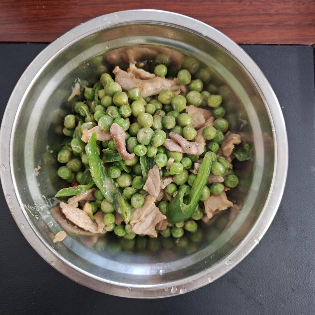 豌豆炒肉末