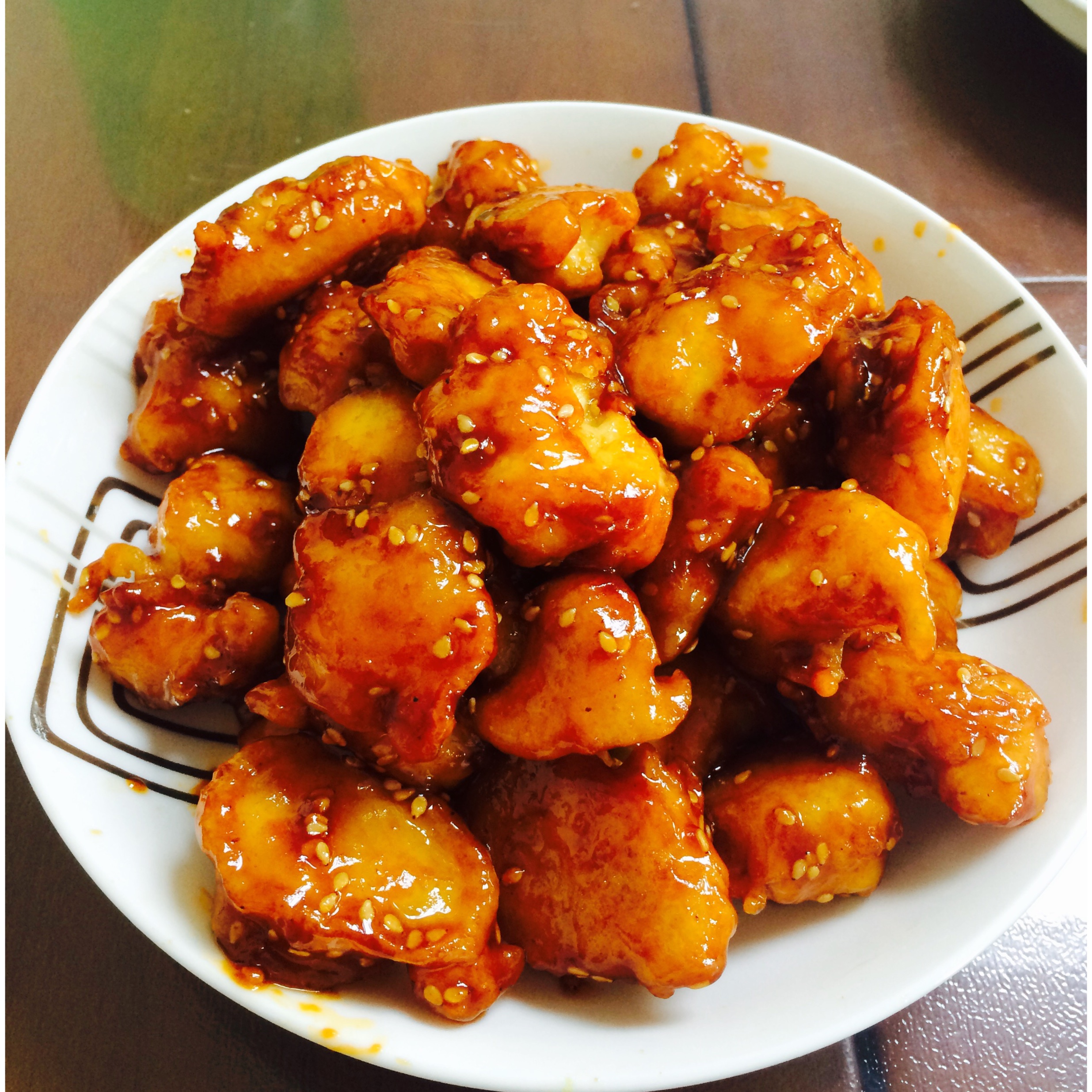 jyy-5做的茄汁锅包鸡块