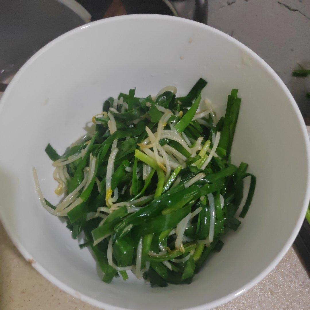 韭菜炒豆芽
