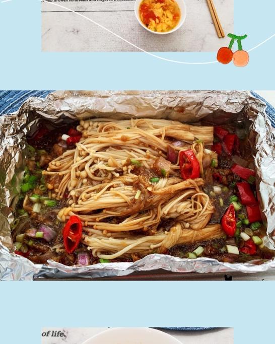 锡纸金针菇-在家用烤箱就能做的烧烤，烧烤店必点菜品之一！超鲜！
