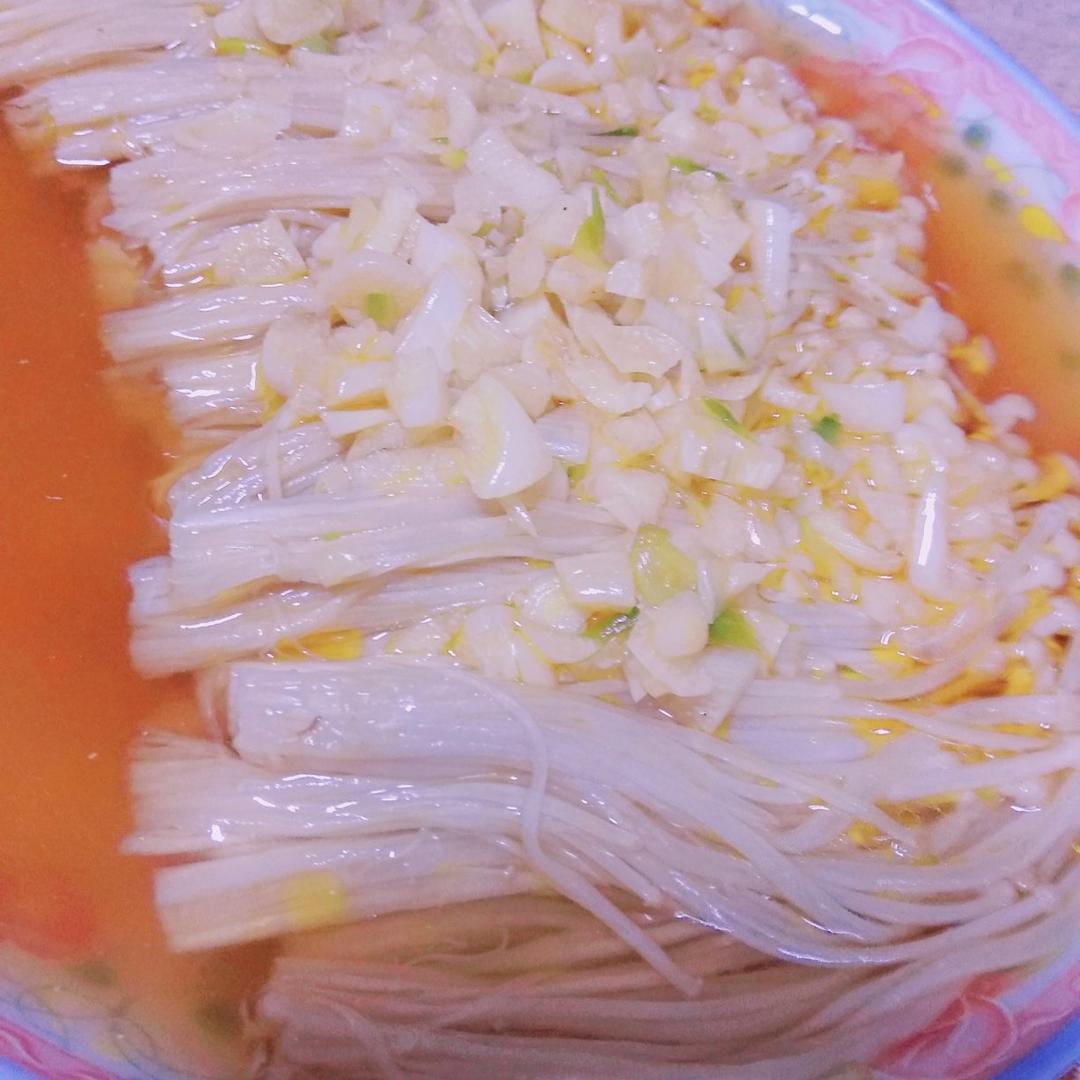 蒜蓉蒸金针菇