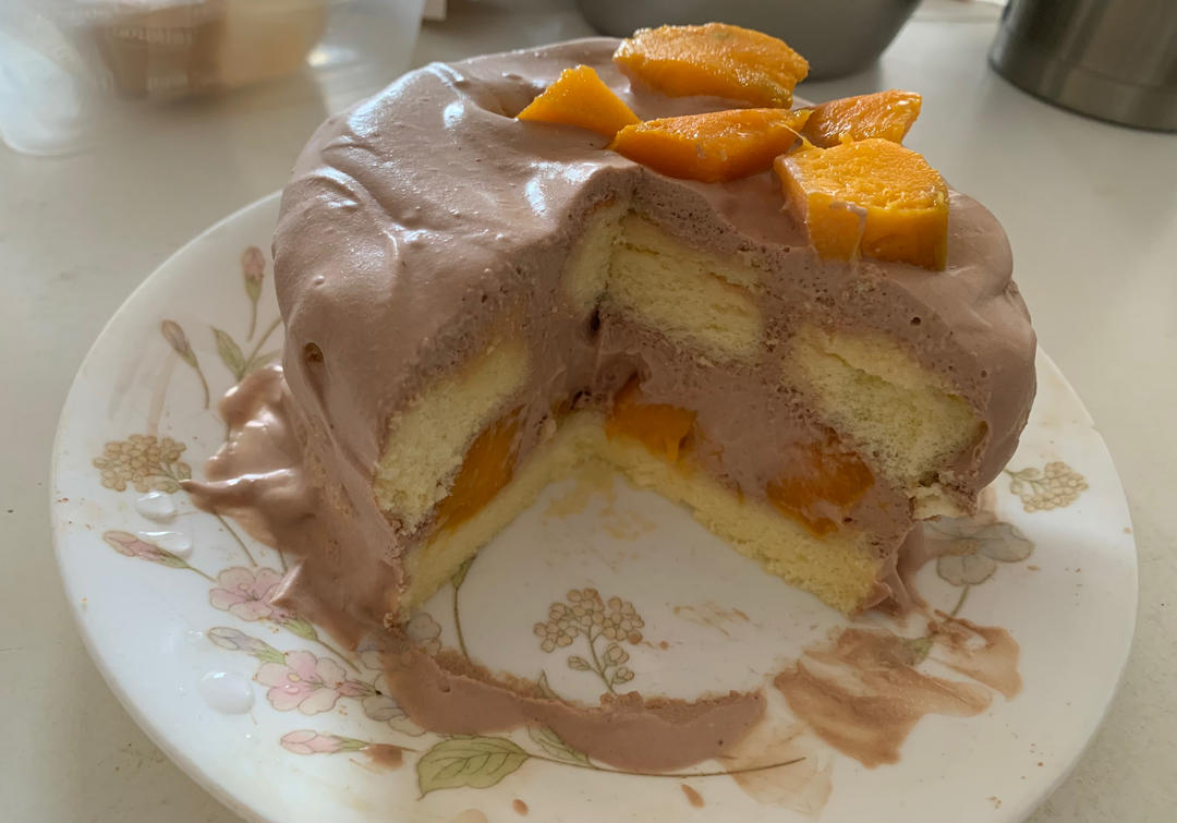 简单又好吃的海盐奶盖爆浆蛋糕教程配方！