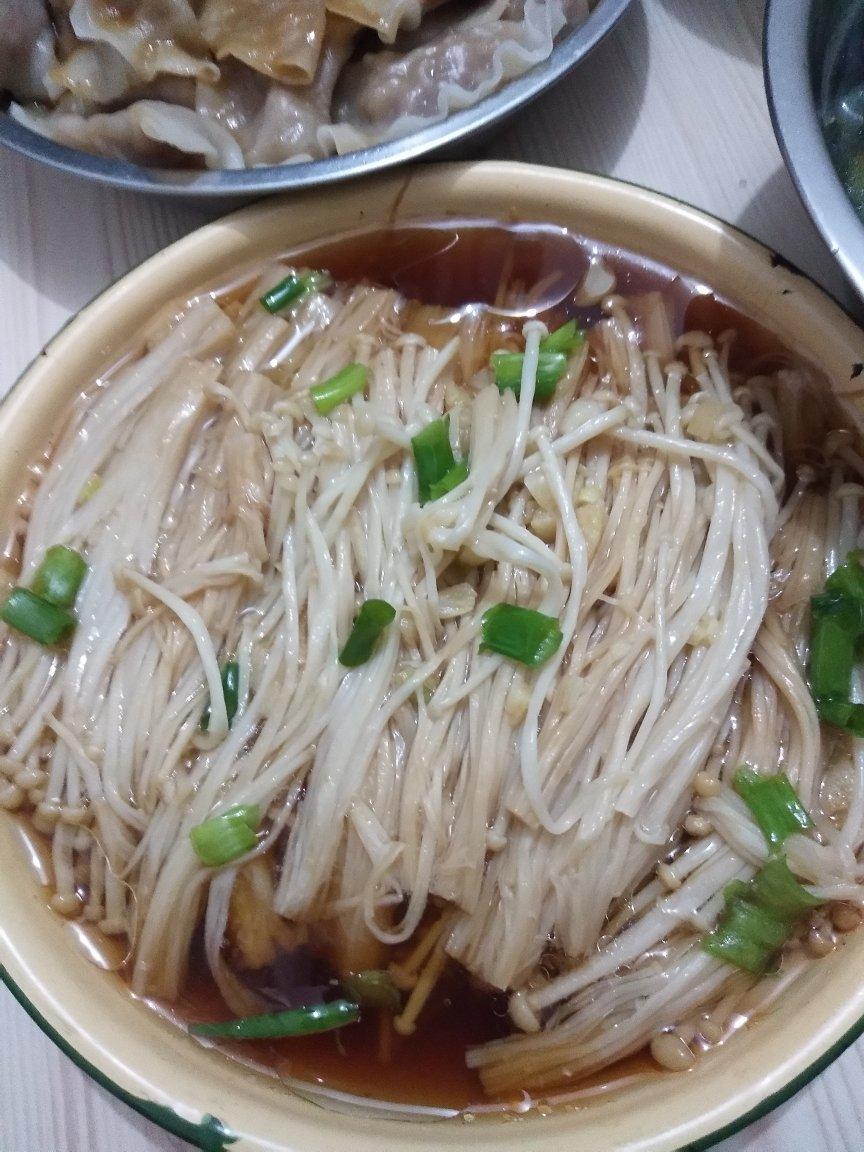 蒜蓉蒸金针菇