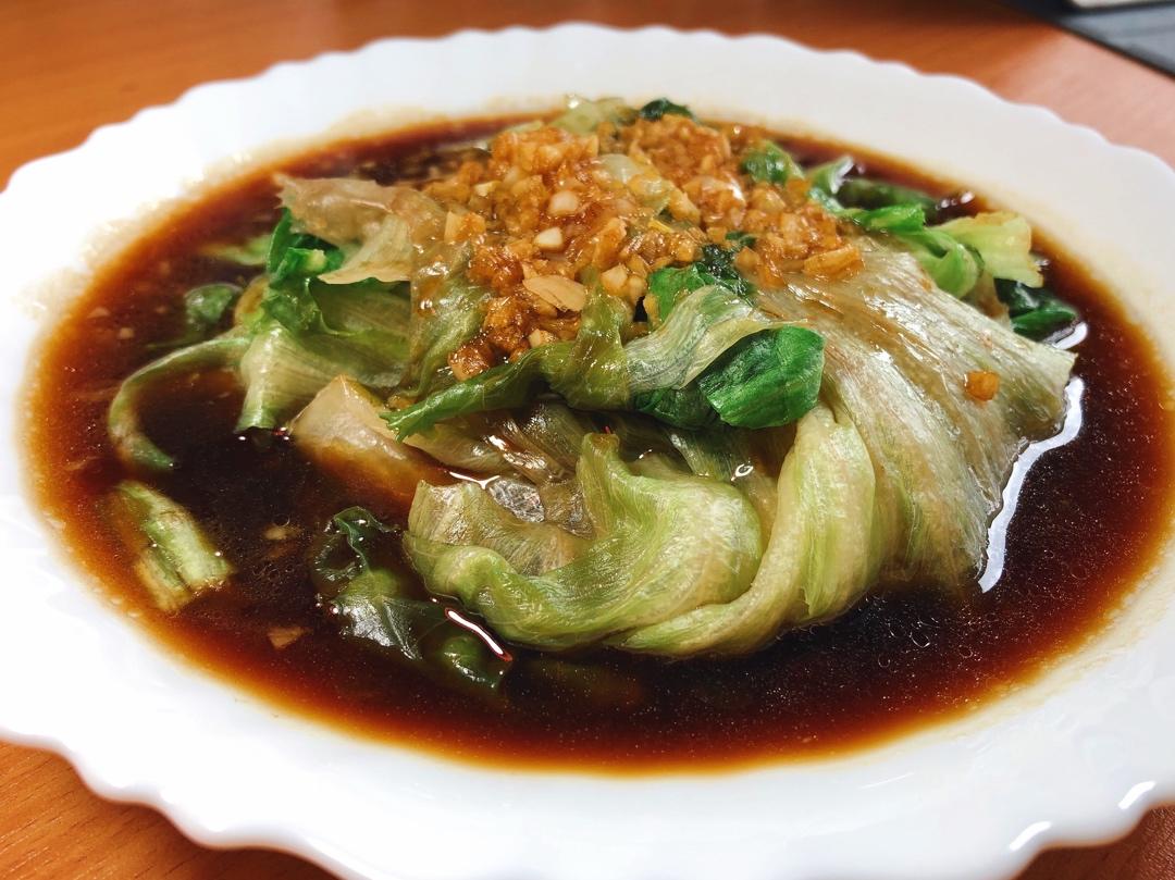 白灼西生菜