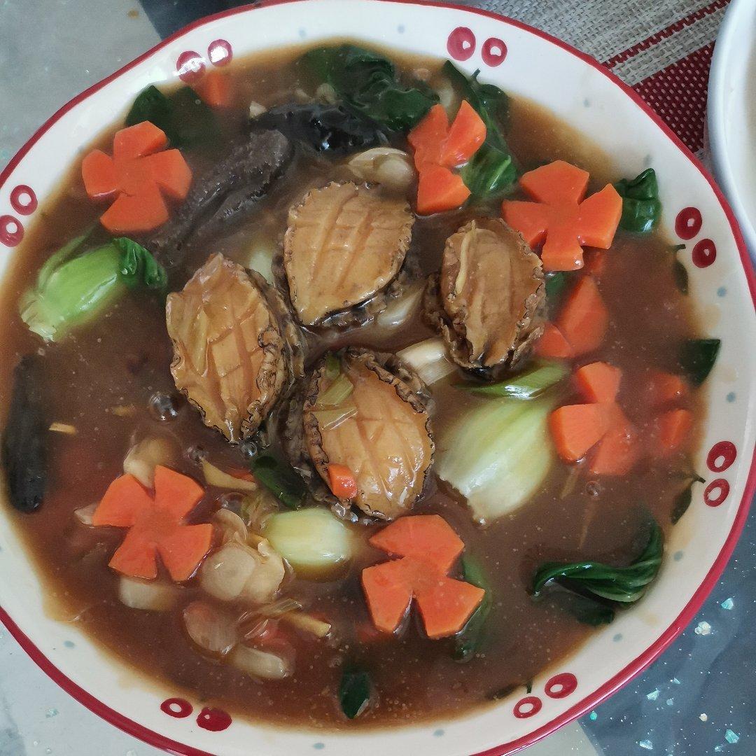 鲍鱼海参捞饭（内附鲍鱼清洗方法）