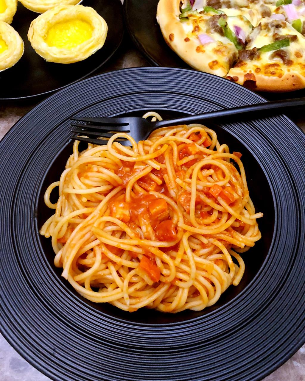 番茄肉酱意大利面