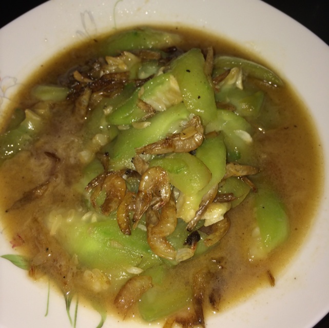 丝瓜炒虾仁