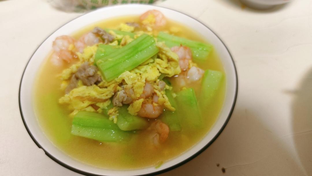 三鲜炒虾仁