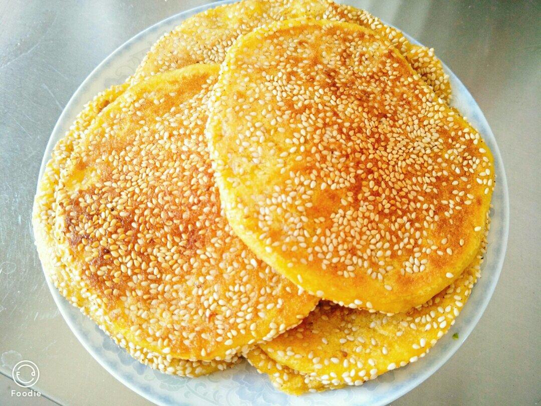 芝麻南瓜饼