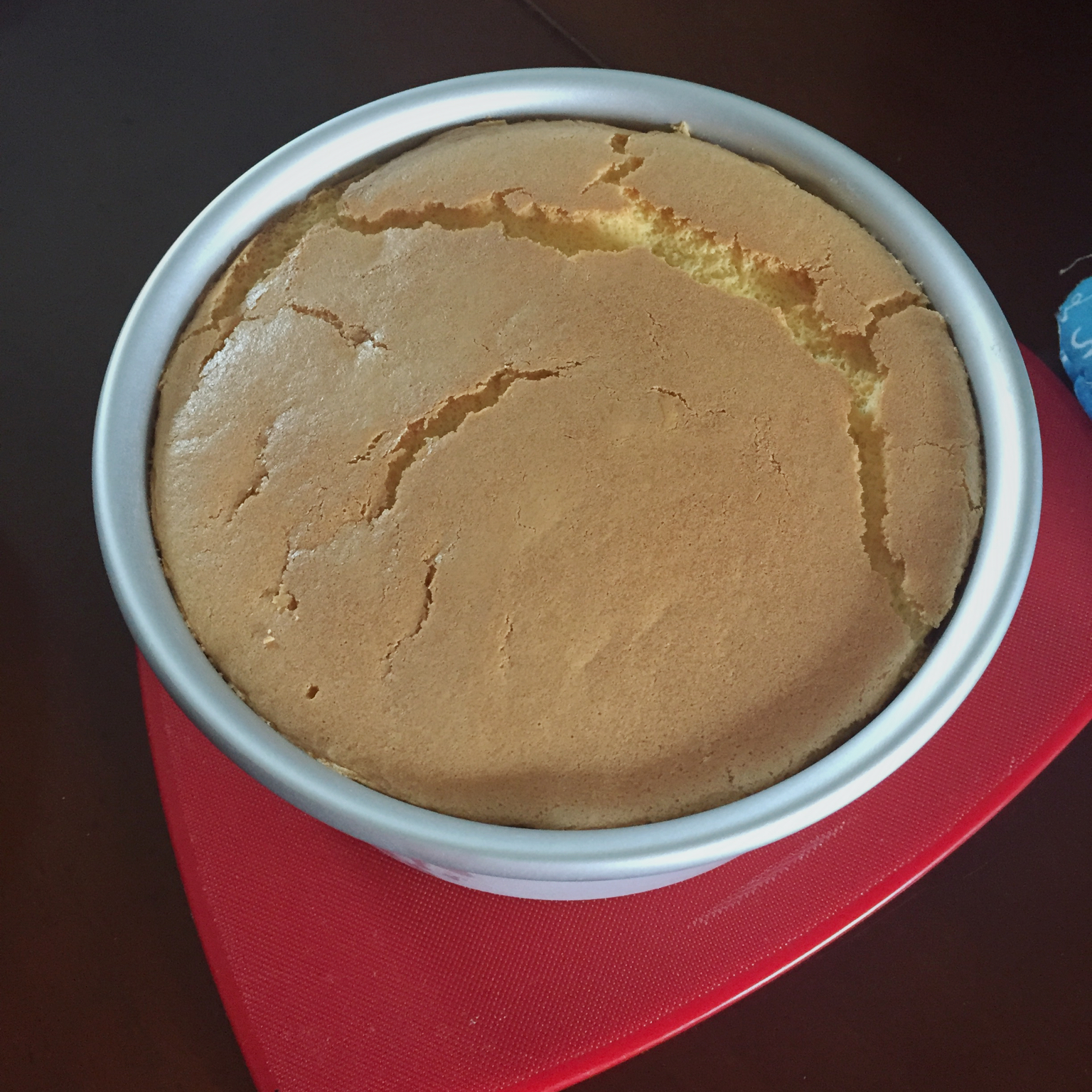 6寸原味戚风蛋糕