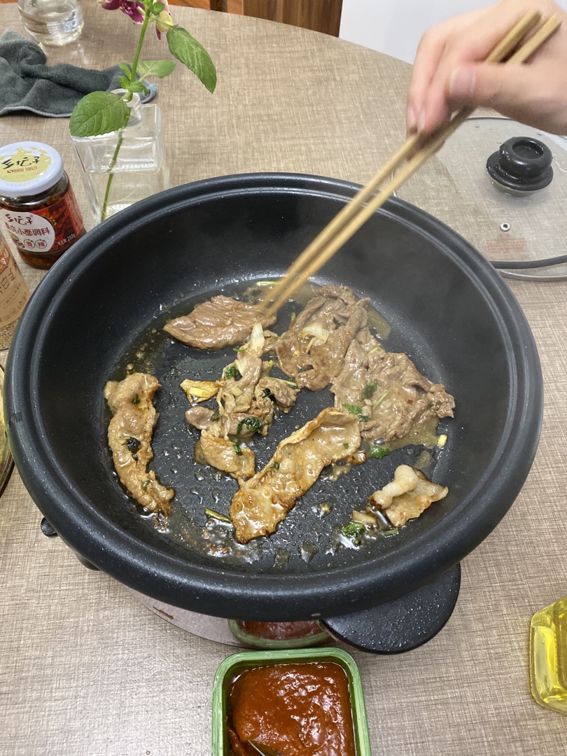 电饼铛韩国烤肉➕烤肉拌饭➕卷饼