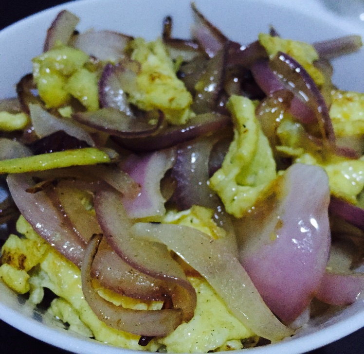 洋葱炒鸡蛋